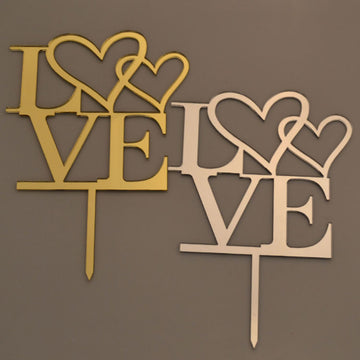 Cake Topper Thema "Love mit Herz"