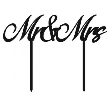 Cake Topper Thema "Mr. & Mrs"