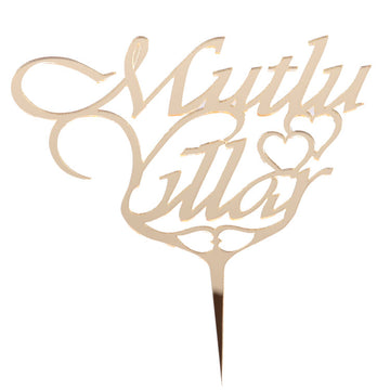 Cake Topper Thema "Mutlu Yıllar"