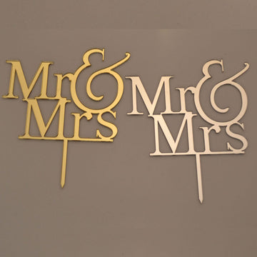 Cake Topper Thema "Mr & Mrs"